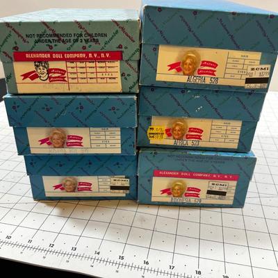 6 Country Alexander Dolls: Indonesia, Africa, Algeria, Hungary, China, Austria (boy) 