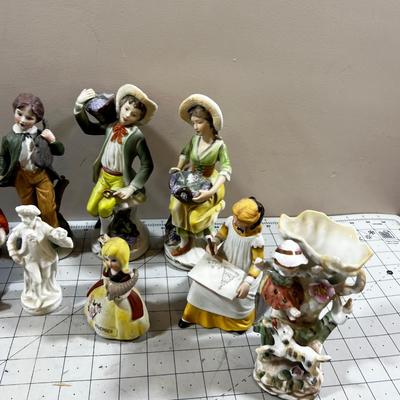 Large Lot of mixed Ceramic Figurines