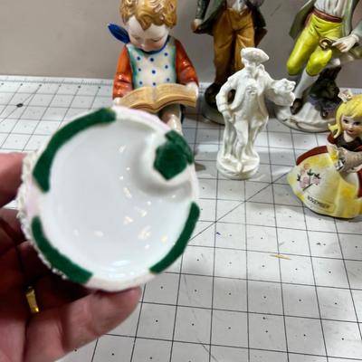 Large Lot of mixed Ceramic Figurines