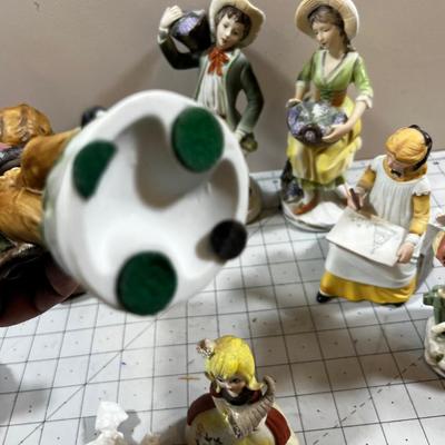 Large Lot of mixed Ceramic Figurines