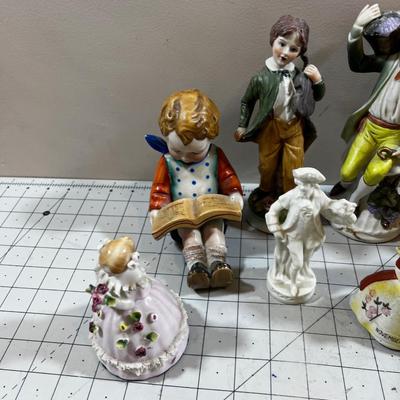 Large Lot of mixed Ceramic Figurines