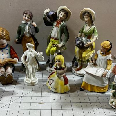 Large Lot of mixed Ceramic Figurines