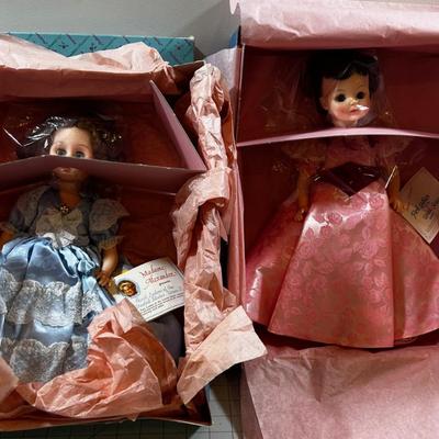 2 Madame Alexander First Lady Dolls 