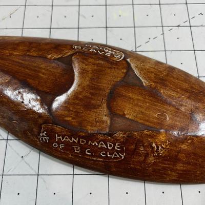 HAIDA Beaver Pottery Hand Made First Nations Pottery 