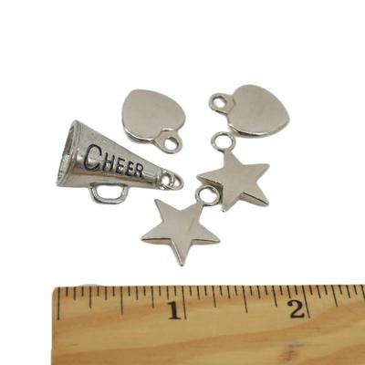 5 pcs Silver Charm Lot