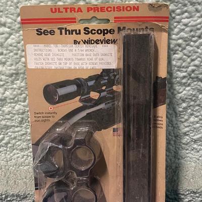 Vintage See Thru Scope Mount