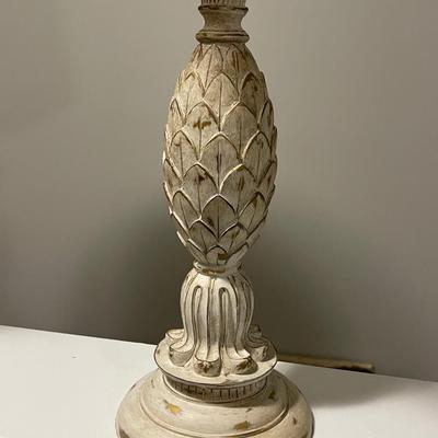 Pair (2) Distressed Antiqued Lamps ~ Excellent
