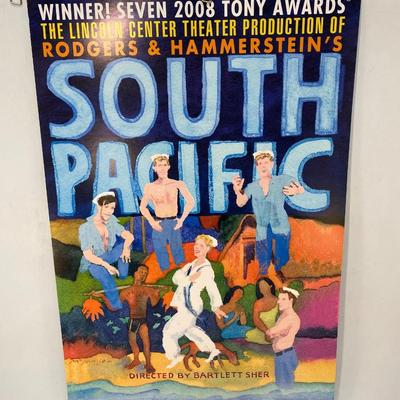 2008 Tony Award Winning Lincoln Center Production of South Pacific Poster Rodgers & Hammerstein's Musical