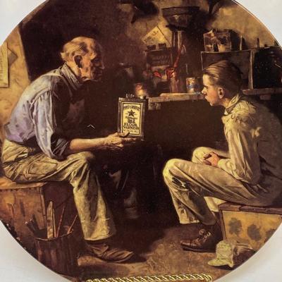 Norman Rockwell Collector Plate The Apprentice from Heritage Collection