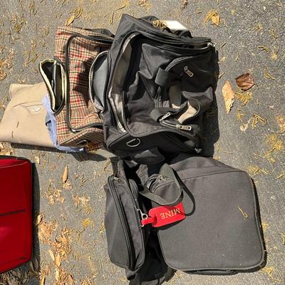 Lot 708 Lot of Travel Smith Rolling Carry on Luggage, Bufflehead Bags, Bagalline