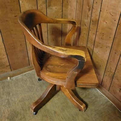 High Point Bending & Chair Co Wooden Bankers Chair (1BLR-DW)