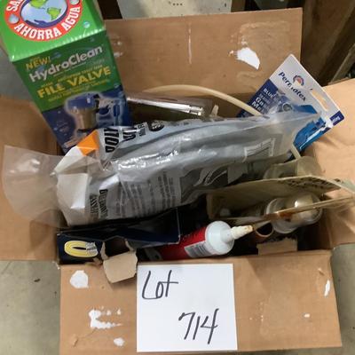 Lot 714  Large Lot of Plumbing Supplies