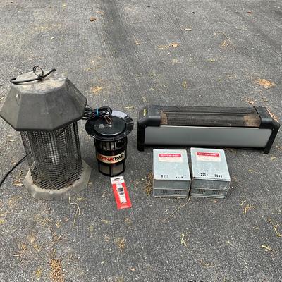 Lot 762. Electric Heater, Mouse Trap, Mosquito Zapper.