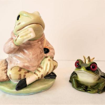 Lot #194  Royal Albert "Jeremy Fisher" figure & Windstone Editions Frog Price