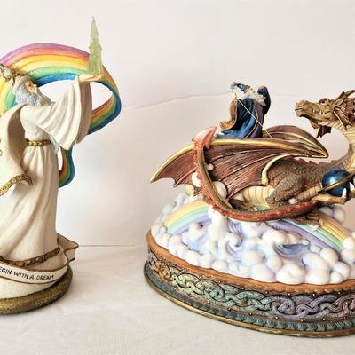 Lot #196  Lot of 2 Fantasy-Themed San Francisco Music Boxes
