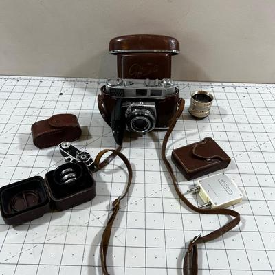 Kodak Retina 1B Camera with accessories and Case 