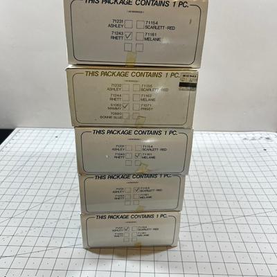 Gone with the Wind Collectible Movie Dolls (5) NEW 