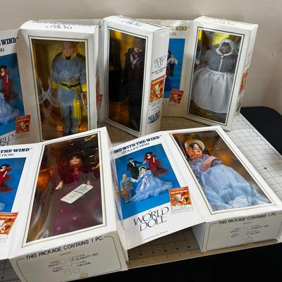 Gone with the Wind Collectible Movie Dolls (5) NEW 