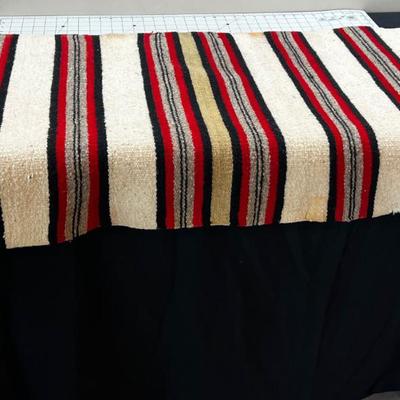 Navajo Blanket- Great Design! Red, Grey, Black