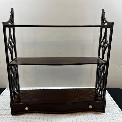 Mahogany Curio Shelf