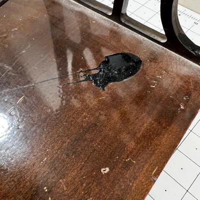 Mahogany Curio Shelf