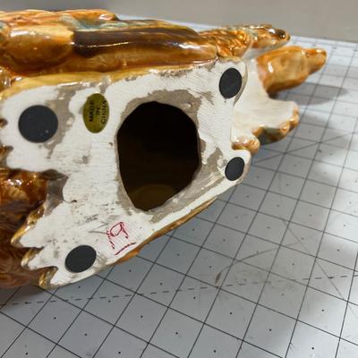 Kitchen Chicken, Ceramic and Wood