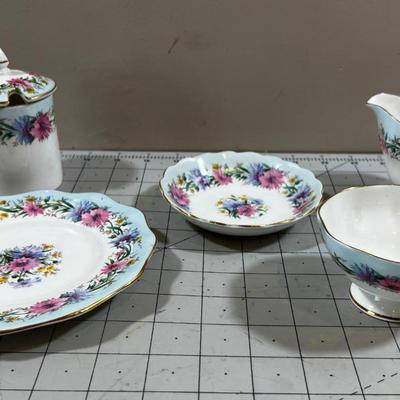 Set of Cornflower China - Foley Bone China is the Maker