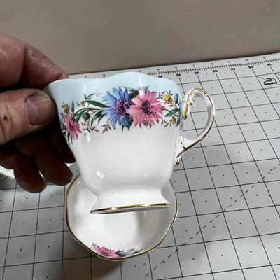 Set of Cornflower China - Foley Bone China is the Maker