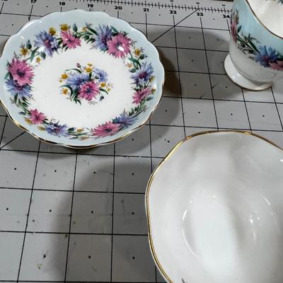 Set of Cornflower China - Foley Bone China is the Maker
