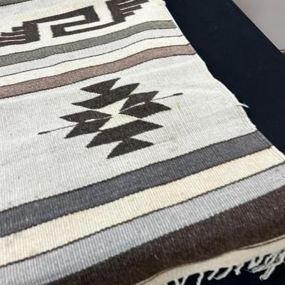 Vintage Navajo Blanket Earth Tones