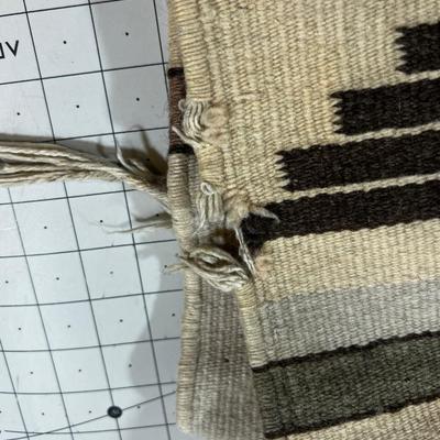 Vintage Navajo Blanket Earth Tones