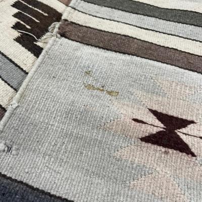 Vintage Navajo Blanket Earth Tones