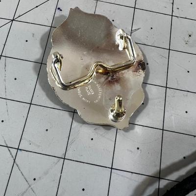 Montana Silver Smiths Belt Buckle and Bolero Silver