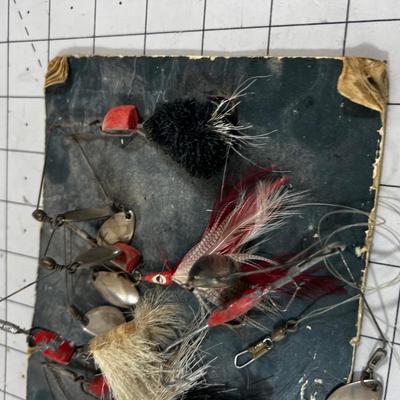 Card with Vintage Fishing Tackle on it