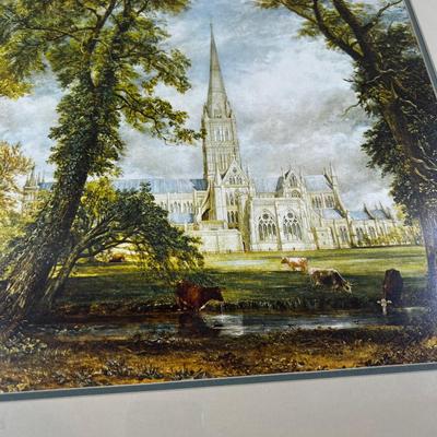 Print of Salisbury Cathedral 