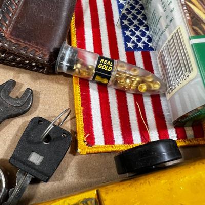 Junk Drawer Clean Out Number 1: Flask, Pinewood Derby, Glasses