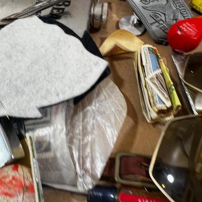 Junk Drawer Clean Out Number 1: Flask, Pinewood Derby, Glasses