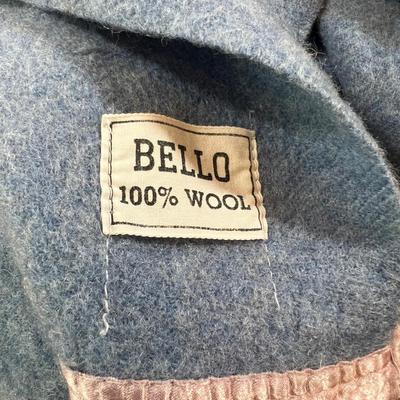 2 Vintage Blankets: Pink & Blue