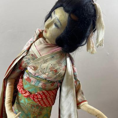 2 Vintage Japanese Dolls 