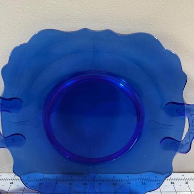 Platter and Vase BLUE