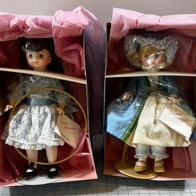 2 Madam Alexander Dolls 14" Dolls Renoir Girl and Manet 