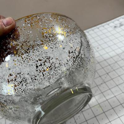 Cool Serving Bowl with Gold Rim 