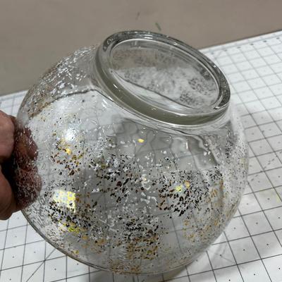 Cool Serving Bowl with Gold Rim 