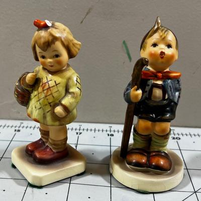 Hummel Figurines: Little Hiker and I brought you a gift! 