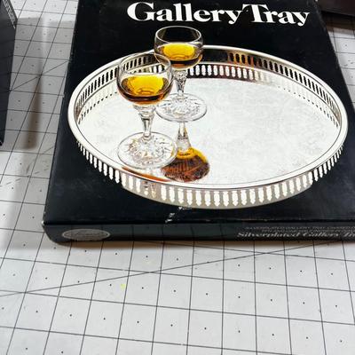 New Serving ware: Platter, Trivet, Candle Sticks