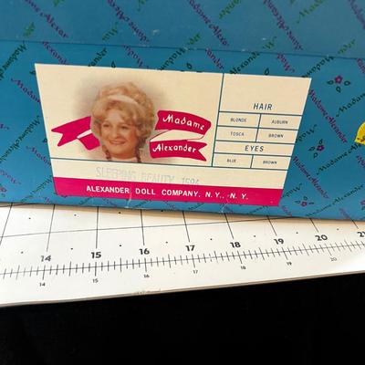 Sleeping Beauty No. 1596 Madame Alexander 