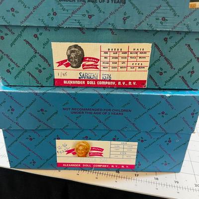 2 - Madam  Alexander Rebecca and Sargent 