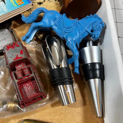 Tray of Junk Drawer Clean Out: Knives, watches, bullets and such