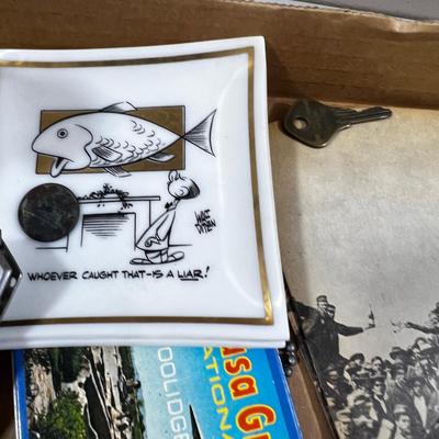 Tray of Junk Drawer Clean Out: Knives, watches, bullets and such