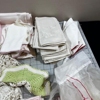 Linen Drawer Clean Out with Mother Hubbard Runner